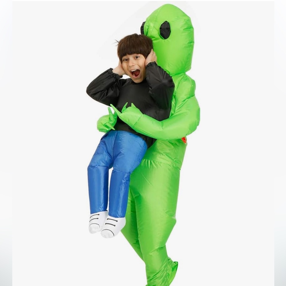 Alien abduction inflatable costume